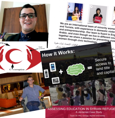 collage of program materials