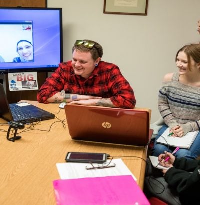 students in virtual exchange